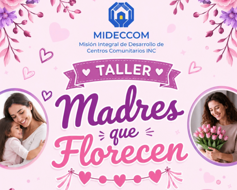 MIDECCOM realiza exitoso taller “Madres que Florecen” dirigido a las madres del municipio de Haina